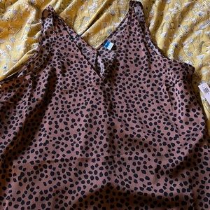 Cheetah tank top
